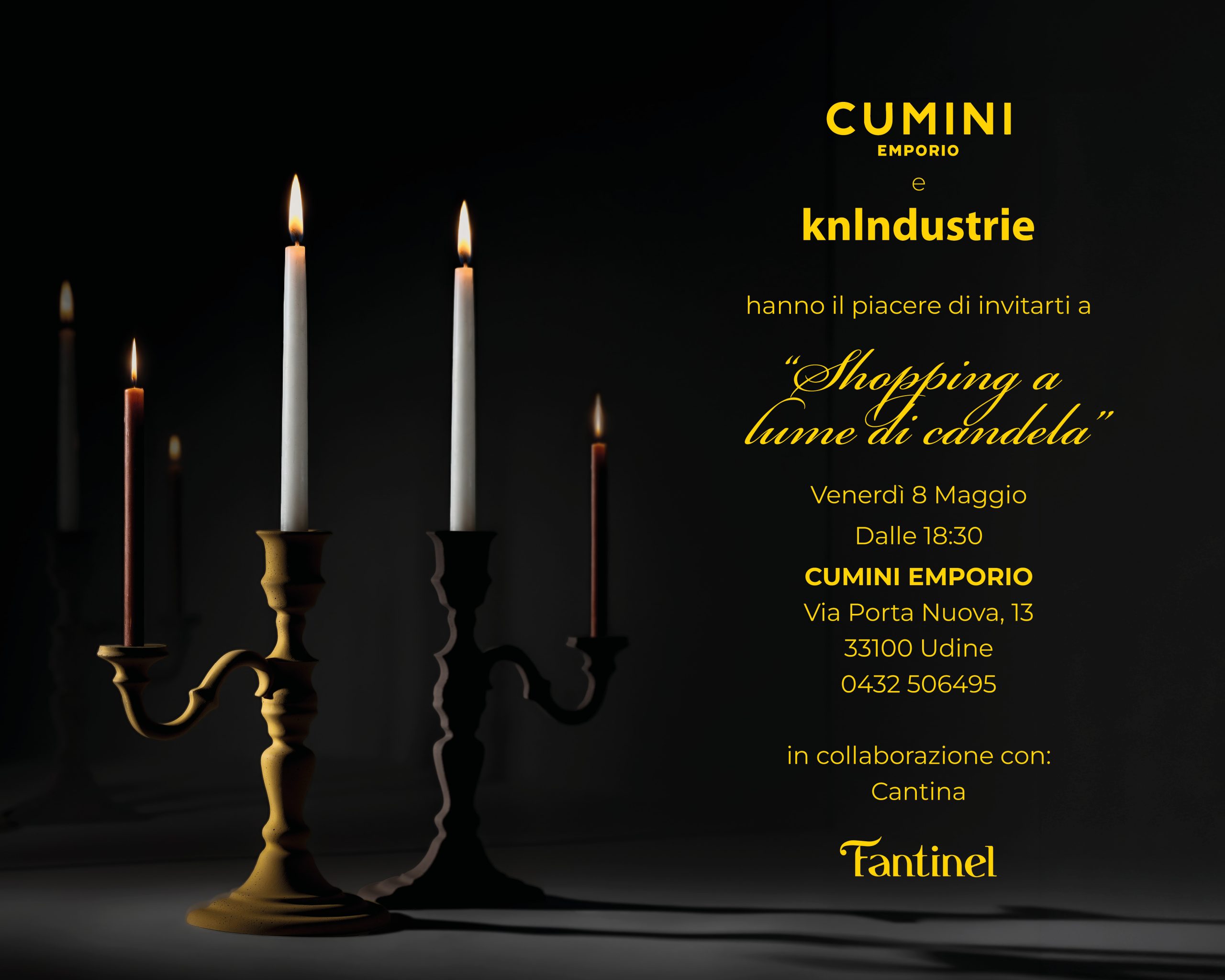 Emporio&knIndustrie: serata a lume di candela